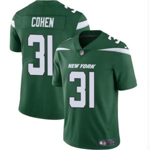 New York Jets #31 Tarik Cohen Green Vapor Untouchable Limited Stitched Jersey