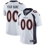 Broncos Customized White Vapor Untouchable Limited Stitched Jersey