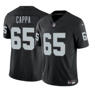 Las Vegas Raiders #65 Alex Cappa Black 2025 F.U.S.E. Vapor Stitched Jersey