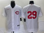 Cincinnati Reds #29 TJ Friedl White Field Of Dreams Stitched Jersey