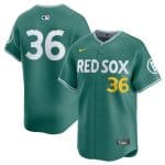 Boston Red Sox #36 Triston Casas Green 2025 City Connect Limited Stitched Jersey