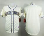 Mariners Blank Cream Alternate Cool Base Stitched Jersey