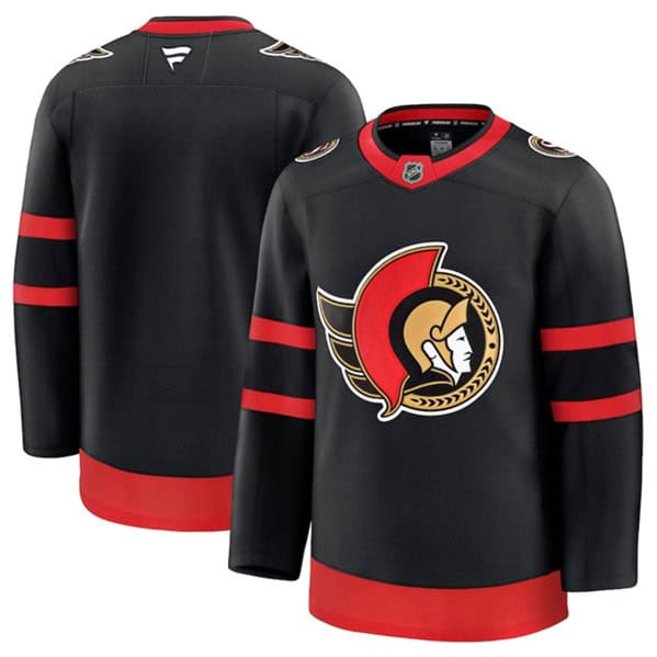 Ottawa Senators Blank Black 2024-25 Home Stitched Jersey