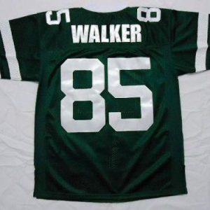 Mitchell And Ness Jets #85 Wesley Walker Green Stitched Throwback Jersey