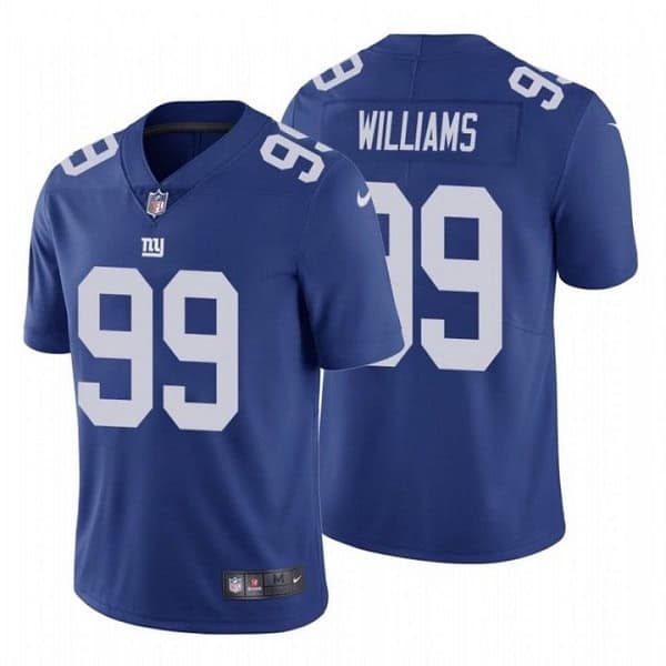 New York Giants #99 Leonard Williams Blue Vapor Limited Jersey