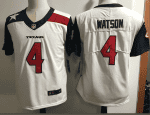 Texans #4 Deshaun Watson White Limited Stitched Jersey