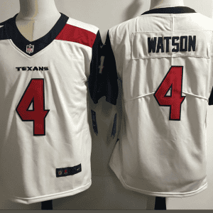Texans #4 Deshaun Watson White Limited Stitched Jersey