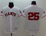 Giants #25 Barry Bonds White Fashion Stars Stripes Flexbase Authentic Stitched Jerseys