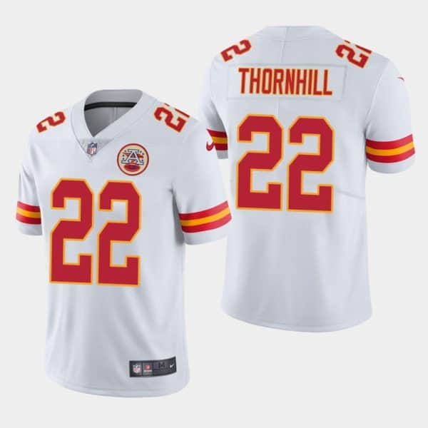 Kansas City Chiefs #22 Juan Thornhill White Vapor Untouchable Limited Stitched Jersey