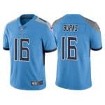 Tennessee Titans #16 Treylon Burks Blue Vapor Untouchable Stitched Jersey