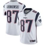 New England Patriots #87 Rob Gronkowski Nike White Vapor Untouchable Limited Stitched Jersey