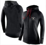 Nike Oakland Raiders Full-Zip Performance Hoodie Black_2