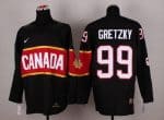 Olympic 2014 CA. #99 Wayne Gretzky Black Stitched Jersey