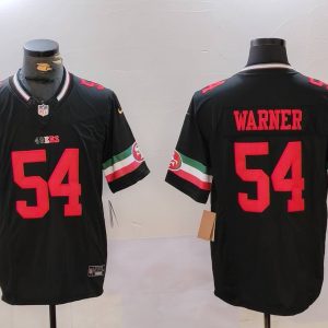 San Francisco 49ers #54 Fred Warner Black F.U.S.E. Mexico Vapor Limited Stitched Jersey