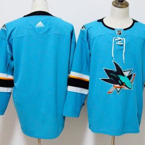 San Jose Sharks Teal Stitched Adidas Jersey