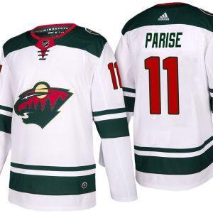 Minnesota Wild #11 Zach Parise White Stitched Adidas Jersey