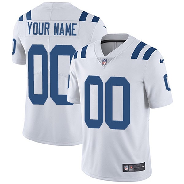 Indianapolis Colts Customized White Team Color Vapor Untouchable Limited Stitched NFL Jersey