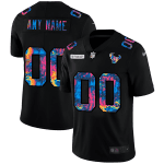 Houston Texans Customized 2020 Black Crucial Catch Limited Stitched NFL Jersey