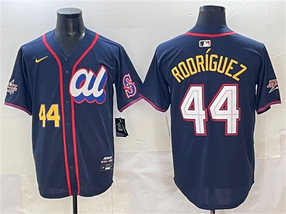 American League #44 Julio Rodr¨ªguez Navy 2025 All-Star Edition Limited Stitched Jersey