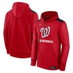 Washington Nationals Red Collection Performance Pullover Hoodie