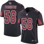 Cardinals #58 Daryl Washington Black Stitched Limited Rush Nike Jersey