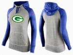 Nike Green Bay Packers Performance Hoodie Grey Blue