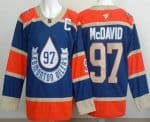 Edmonton Oilers #97 Connor McDavid Blue Heritage Classic Authentic Jersey