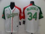 Los Angeles Dodgers #34 Toro Valenzuela Mexican Heritage Culture Night Stitched Jersey