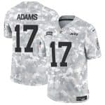 New York Jets #17 Davante Adams 2024 F.U.S.E. Arctic Camo Salute To Service Limited Stitched Jersey