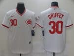 Cincinnati Reds #30 Ken Griffey White Cool Base Stitched Jersey