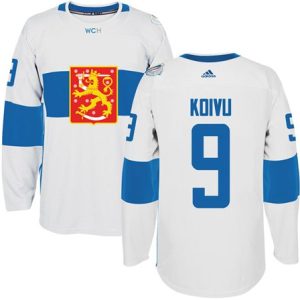 Team Finland #9 Mikko Koivu White 2016 World Cup Stitched Jersey