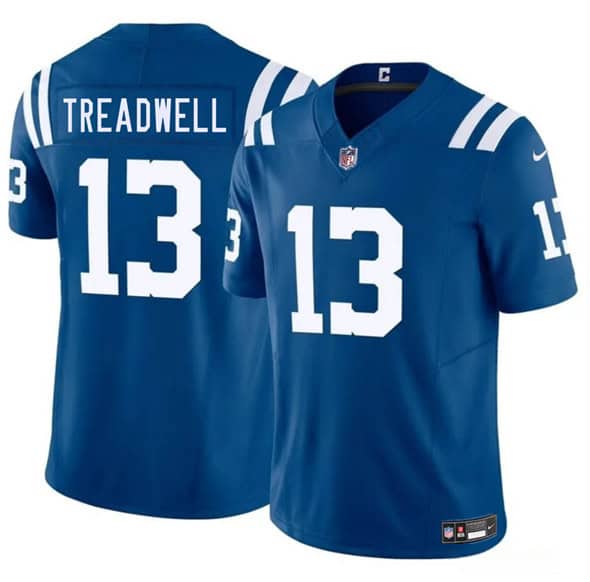 Indianapolis Colts #13 Laquon Treadwell Blue 2025 F.U.S.E. Vapor Limited Stitched Jersey
