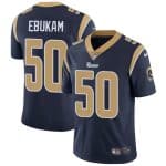 Los Angeles Rams #50 Samson Ebukam Navy Blue Vapor Untouchable Limited Stitched Jersey