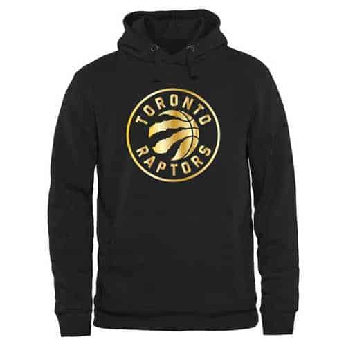 Toronto Raptors Gold Collection Pullover Hoodie Black