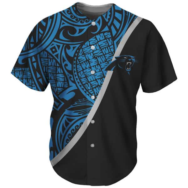 Carolina Panthers Blue Black Baseball Jersey