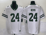 New York Jets #24 Darrelle Revis White 2023 F.U.S.E. Vapor Limited Throwback Stitched Jersey
