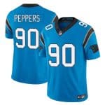 Carolina Panthers #90 Julius Peppers Blue F.U.S.E. Vapor Limited Stitched Jersey
