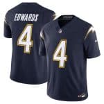Los Angeles Chargers #4 Taylor Heinicke Navy 2025 F.U.S.E. Alternate Vapor Limited Football Stitched Jersey