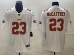 San Francisco 49ers #23 Christian McCaffrey White Vapor Untouchable Limited Stitched Jersey