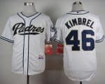 Padres #46 Craig Kimbrel White Cool Base Stitched Jersey