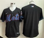 New York Mets Blank Black 2025 Limited Stitched Jersey