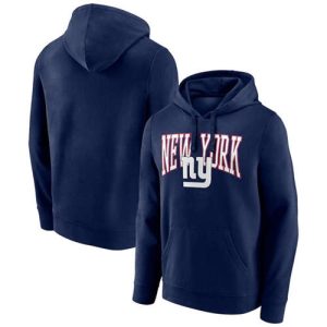 New York Giants Navy Gridiron Classics Campus Standard Pullover Hoodie
