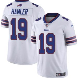 Buffalo Bills #19 KJ Hamler White 2024 Vapor Untouchable Limited Stitched Jersey