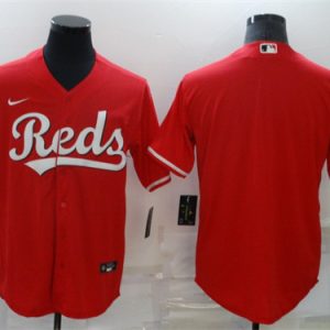 Cincinnati Reds Red Cool Base Stitched Jersey