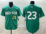 Boston Red Sox #23 Romy Gonz¨¢lez Green 2025 City Connect Limited Stitched Jersey