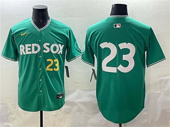 Boston Red Sox #23 Romy Gonz¨¢lez Green 2025 City Connect Limited Stitched Jersey