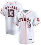 Houston Astros #13 Christian Walker White 2025 Home Limited Stitched Jersey