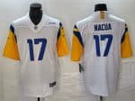 Los Angeles Rams #17 Puka Nacua White Vapor Untouchable Limited Stitched Jersey