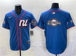 Milwaukee Brewers Team Big Logo Blue 2025 All-Star Edition Limited Stitched Jersey