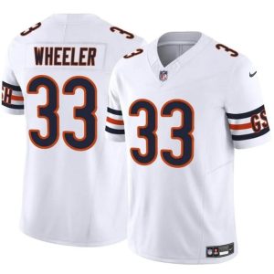 Chicago Bears #33 Ian Wheeler White 2023 F.U.S.E. Vapor Stitched Jersey